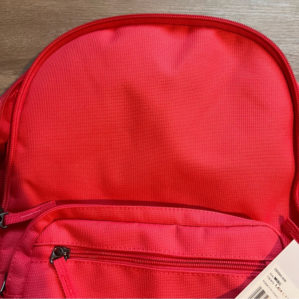 Nike Vivid Red Backpack with White Logo - Picture 4 of 6